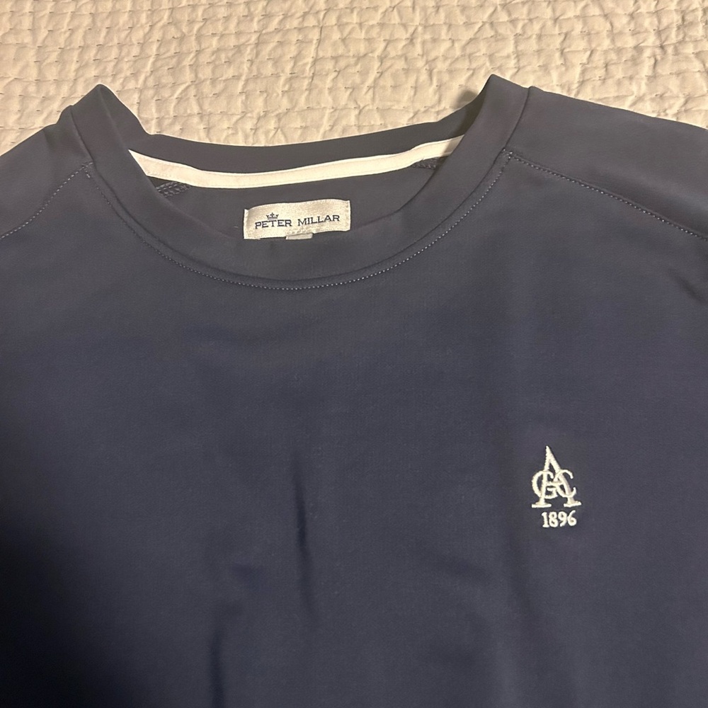 Peter Millar Navy Blue Crewneck Sweatshirt